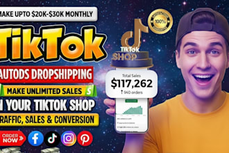 setup tik tok shop, promote shopify tik tok shop dropshipping, tiktok affiliate