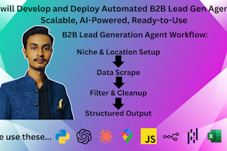 build a ai lead gen agent that scrapes and delivers verified leads