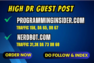 do guest post on nerdbot programminginsider  dutable