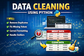 clean and organize messy data using python