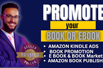 optimize, promote, advertise and launch your ebook on amazon kdp for sales