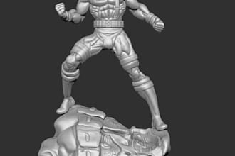 3d action figure 3d toy figure action figure character 3d model creature dnd
