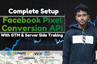 setup meta facebook pixel shopify, conversion API, GTM, ga4, tiktok, fix pixel