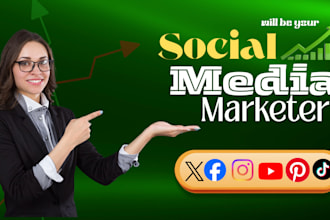 be your social media marketing expert and creator