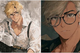 design your sfw or nsfw anime character with art