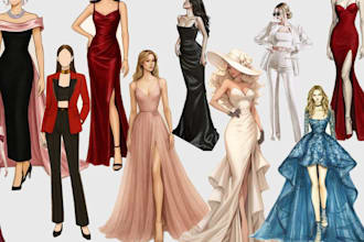 design modern and trendy fashion outfits for women