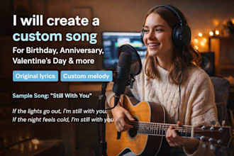 create and sing a custom song with original lyrics