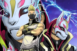 you as a fortnite or game style character