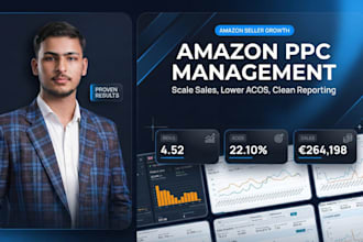 manage and optimize amazon PPC campaigns to boost sales and lower acos