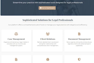 build a legal case management system in django