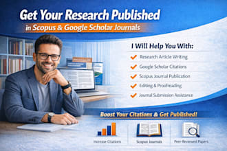 professional scopus google scholar research writing citation journal publication