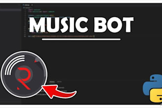 build spotify bot, soundcloud bot, tidal bot, discord music bot, social bot