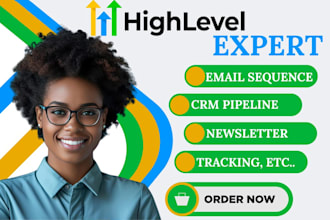 setup ghl flows email marketing campaign template workflow newsletter