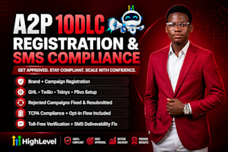 a2p 10dlc, sms campaign compliance, sms fix, twilio setup,