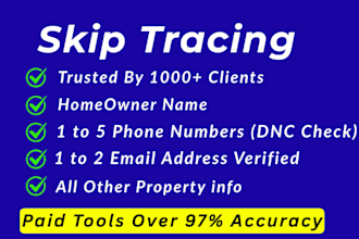 do real estate skip tracing using paid tools