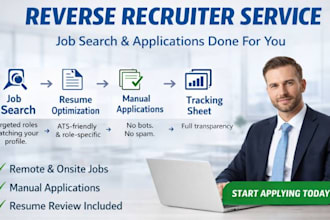 be your reverse recruiter to search and apply for jobs