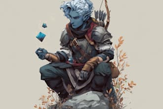 dnd character art and dnd character art