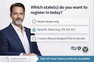 register your US sales tax permit and handle state nexus compliance