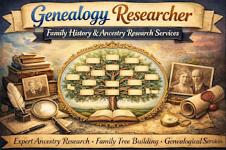 do genealogy research for your family tree