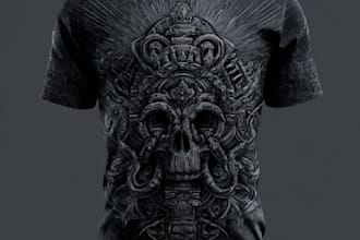 craft striking dark art and affliction style tshirt designs