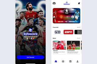build a sofascore like sport web app with live scores and ai analytics