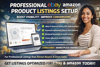 do ebay seo product listing optimization amazon  store product upload design