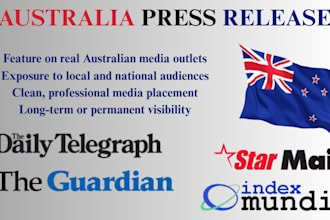 get your press release featured on australia media outlets