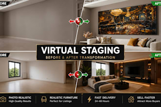 virtual stagging home stagging virtual furniture virtual renovation for property