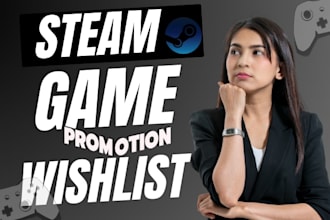 do steam game promotion to boost steam wishlist