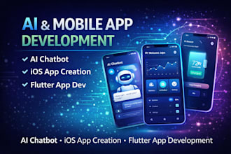do ai chatbot ios android app flutter ai mobile app development ai web app