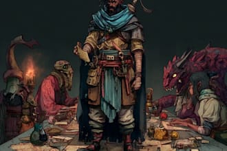 dnd character art and dnd character art