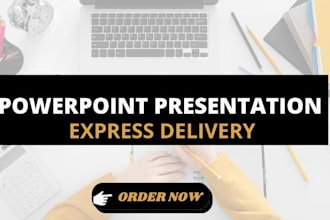 create professional and research based powerpoint presentation