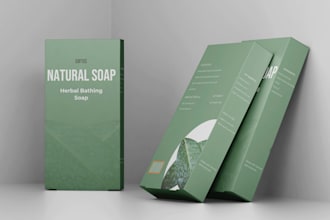 design professional product packaging with mockups