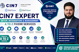 set up cin7 core cin7 omni and dear systems automation