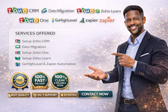 do zoho crm data migration zoho thrive zoho learn gohighlevel zapier automation