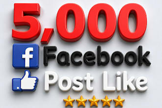 get you 5,000 real facebook followers high quality service