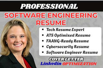 write an ats optimized engineering, tech, and software developer resume
