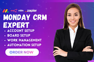 setup and automate workflow project management monday sales crm  ai workflow
