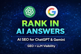improve your GEO ai SEO for chatgpt gemini and ai search visibility