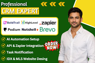 do gohighlevel act boldtrail automation podium nutshell brevo zapier integration