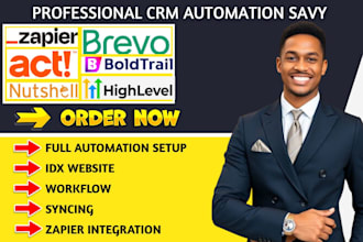 do gohighlevel act boldtrail automation podium nutshell brevo zapier integration