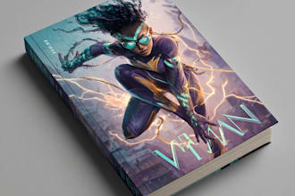 comic book strip, super hero comic art