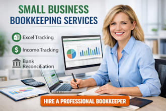 do small business bookkeeping excel tracking and bank reconciliation