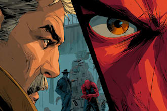 comic book illustration with comic book illustrator
