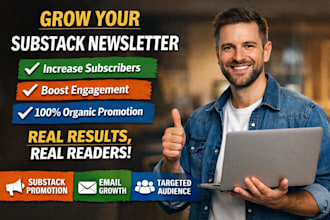 promote your substack page, substack newsletter, increase substack subscribers