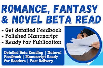 beta reader for romance fantasy and novel beta reading and beta reader