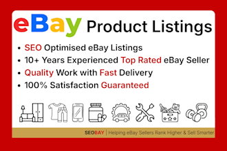do ebay listing, ebay product listing, ebay product upload, ebay lister