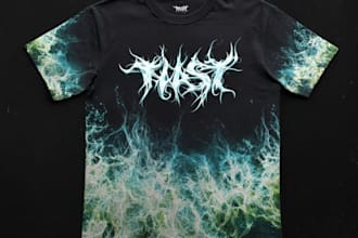 draw a minimalist t shirt design and typography t shirt