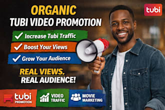 do organic tubi video promotion, tubi traffic, tubi movie promotion, audience