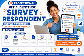 get audience for contest nominations, online surveys or polls google forms